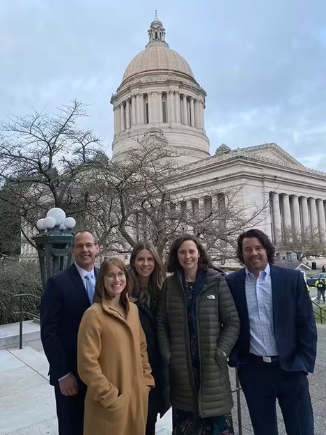 From Left to Right: Dr Weingeist, Dr Cramer, Dr Bonnell, Dr Francis and Dr Chambers all testified on behalf of WAEPS in front of the Senate Healthcare Committee.